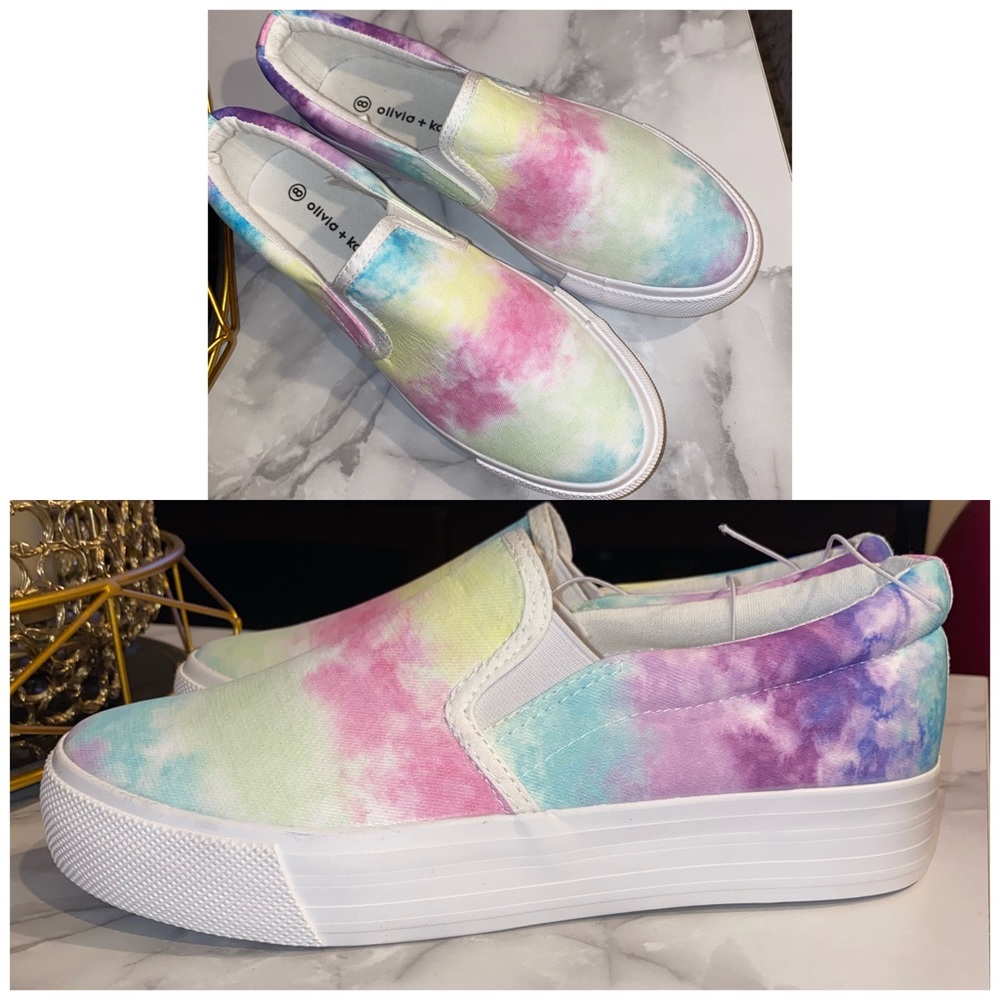 Olivia + Kate Beyley Tie Dye Sneaker/Slip ons
